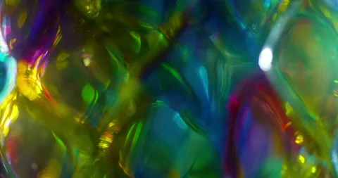 Stained colored glass texture rainbow background movement, 2 clips, bokeh Stock Footage 156162495