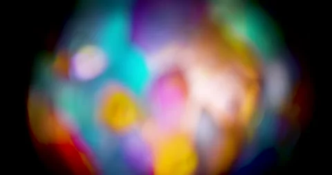 Stained colored glass texture rainbow background movement, 2 clips, bokeh Stock Footage 156222021