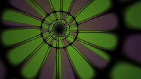 Stained glass ceiling design pattern. Stock Footage 334542957