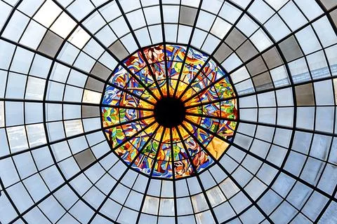 Stained Glass Ceiling Stock Photos