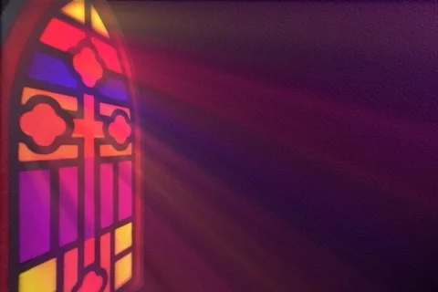 Stained Glass Stock Footage