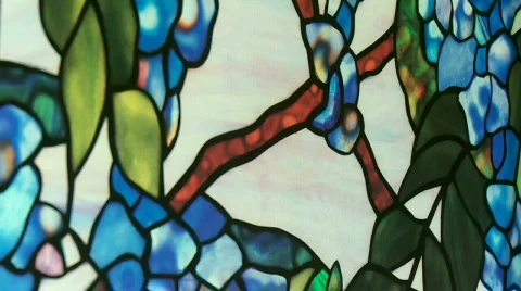 Stained Glass Stock Footage 609958