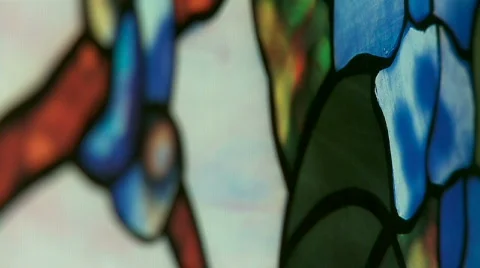 Stained Glass Stock Footage 609974