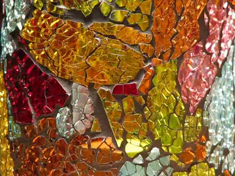 Stained glass Video stock 1059198