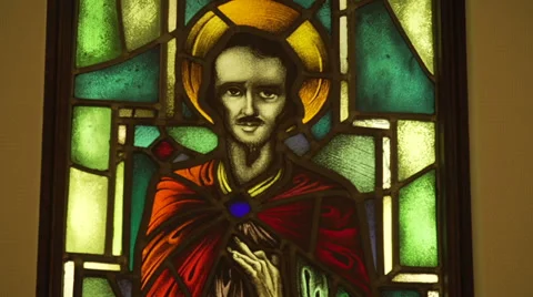 Stained Glass Stock Footage 34346527
