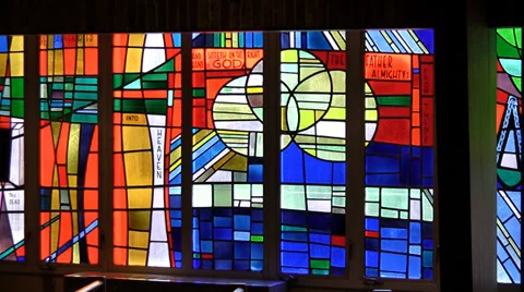 Stained glass Stock Footage 36740922