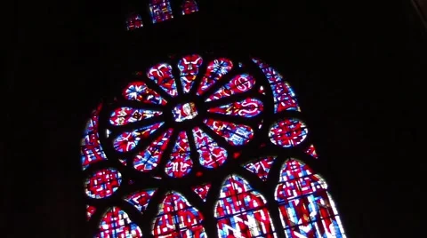 Stained glass Stock Footage 66092263