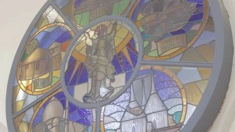 Stained glass 库存影片 114080957