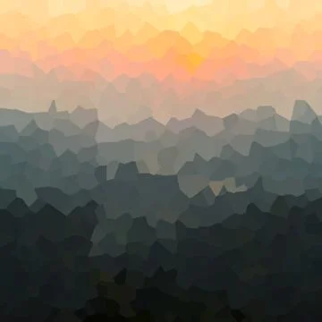 Stained glass gradient abstract background Stock Illustration