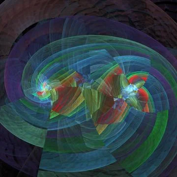 Stained Glass Hyperspace Stock Illustration