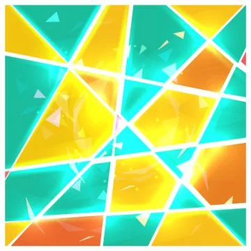 Stained glass Stock Illustration