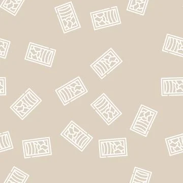 Stained glass line icon vector black illustration イラスト素材