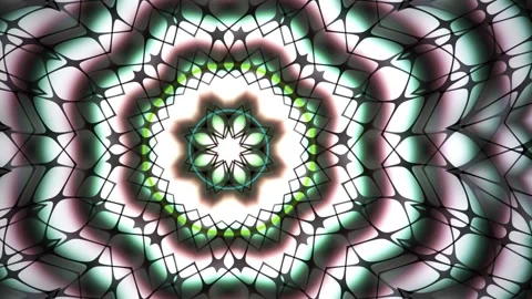 Stained glass mandala design patterns. Stock Footage 335115938