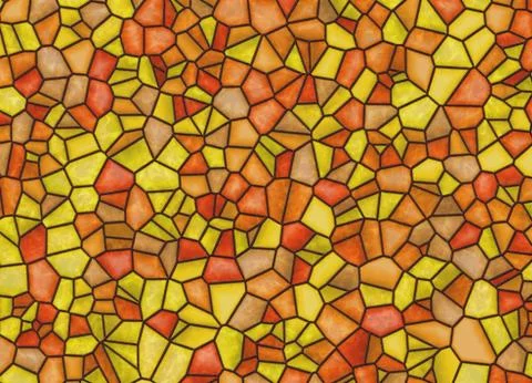 Stained-glass multi colored window backgrounds Illustrazione stock