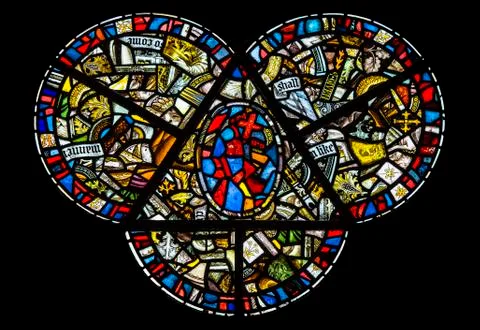 Stained glass Stock Photos