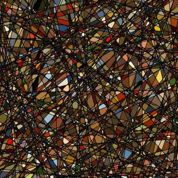 Stained glass texture different orientation. EPS 8 Stock Illustration