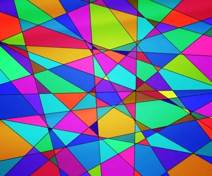 Stained glass texture Stock Illustration