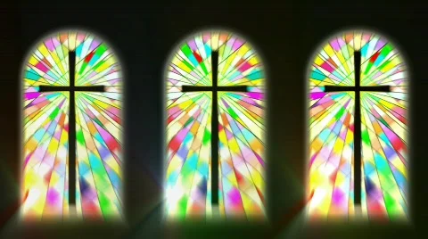 Stained Glass Window Stock Video Footage | Royalty Free Stained Glass ...