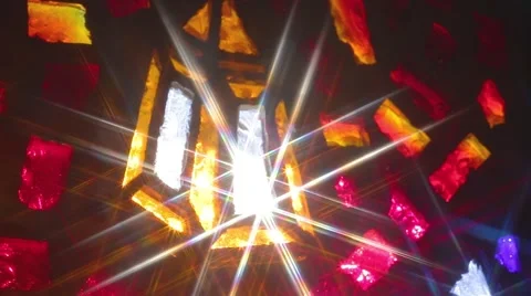 Stained Glass window Stock Footage 49105353