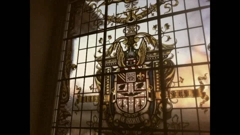 Stained Glass Window Vídeos de archivo 147387550