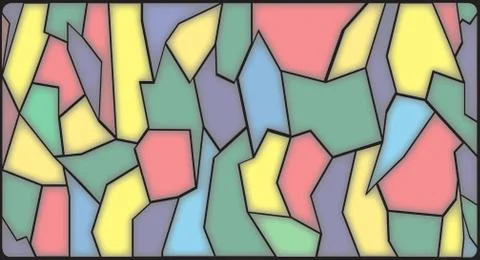 Stained Glass Window Stock Illustration