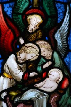 Stained glass window Stock Photos
