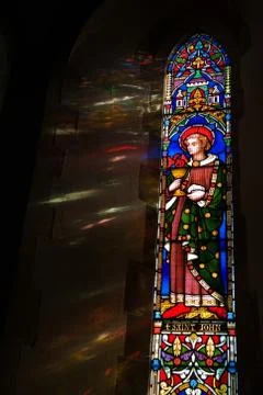 Stained glass window Stock Photos