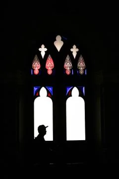 Stained glass window Stock Photos