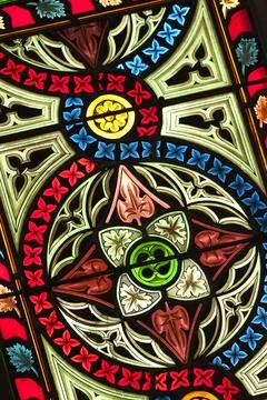 Stained glass window Stock Photos