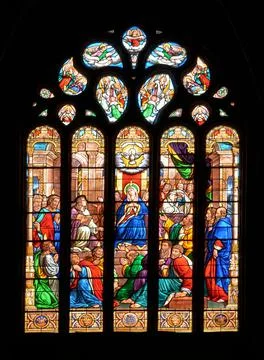 Stained glass windows Stock Photos