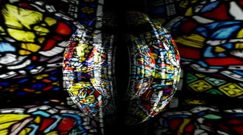 Stained Glass Windows Sphere Vidéo 24730610