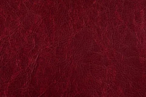 Stained red leather texture Stock Photos