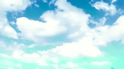 Stainless  Cotton Cloud 4 Video stock 10770309