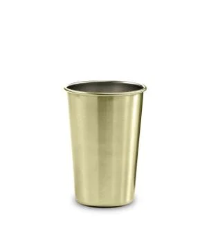 Stainless designed cup Stock Photos