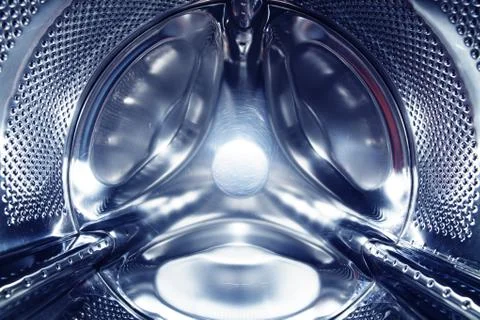 Stainless drum of washing machine Stock-Fotos