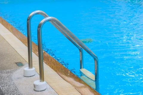 Stainless handrail Stock Photos