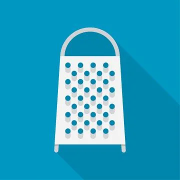 Stainless kitchen grater Stock Illustration