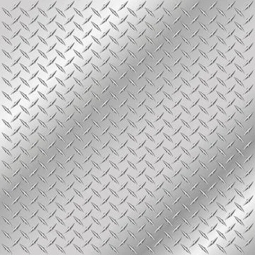 Stainless ribbed metal sheet silver color background design Stock Illustration