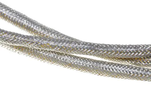 Stainless steel braid Foto stock