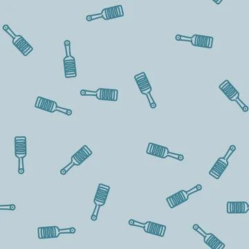 Stainless steel microplane kitchen cookware line vector seamless pattern Stock Illustration