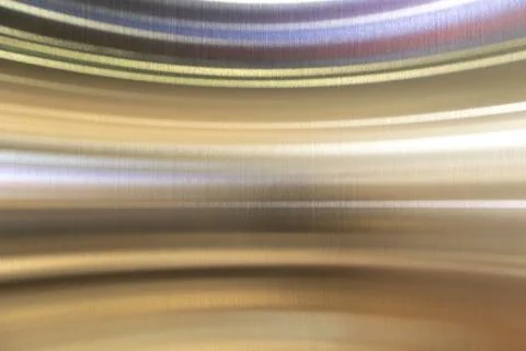 Stainless steel sheets with various textures ,Reflective color curved shiny.. Stock Photos