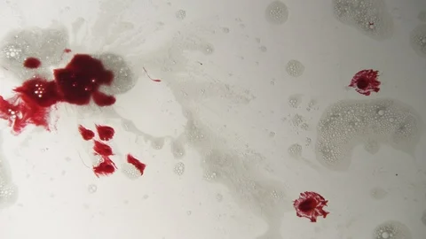 Stains and patterns in the water 스톡 동영상 112115073