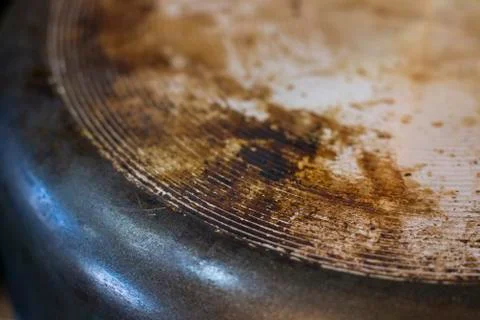Stains On Bottom Of Pot 写真素材