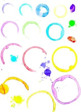 Stains of paints Stock Illustration