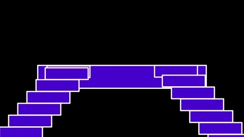 Stair Bridge Stock Footage 334342702