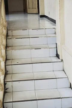 Stair building model Foto stock