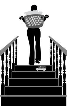 Stair danger Illustrazione stock