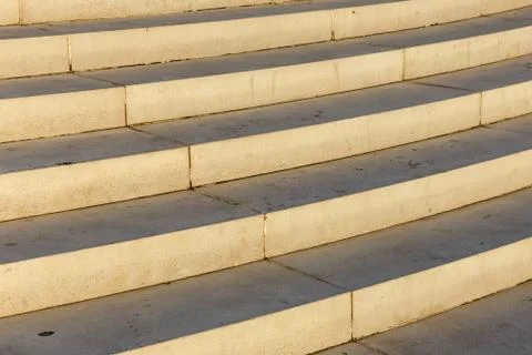 Stair-step architectural structure. Stock Photos