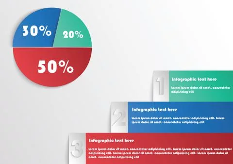 Stair step infographics background Stock Illustration