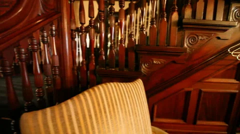 Staircase and Foyer Stock Footage 40807101